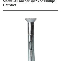 Simpson Strong Tie Sleeve Anchors ⅜"×5" Phillips Head