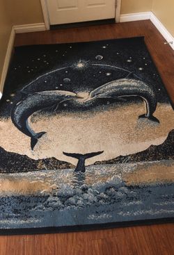 63x87 mat used but in very good condition