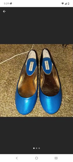 Steve Madden Blue Ballet Flats