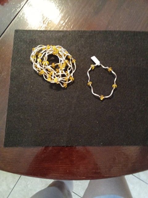 Lemonade Crystal Stretch Bracelet