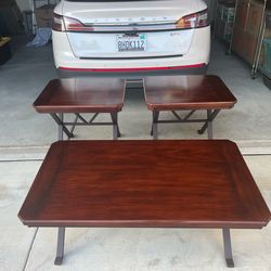 Coffee Table and End Tables