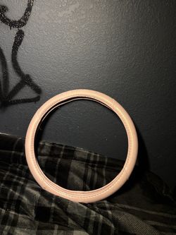 Pink steering wheel cover