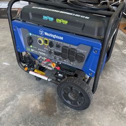 Westinghouse Dual Fuel Generator 7500/9500