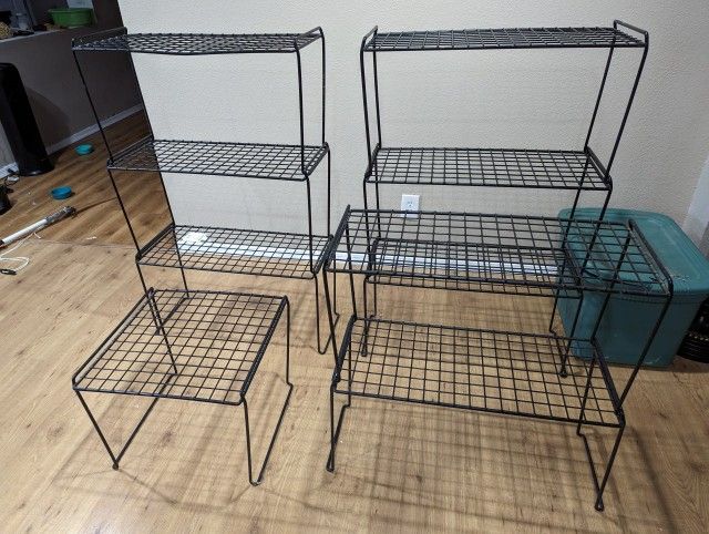 8 Large Stacking Shelves/1 Printer Shelf