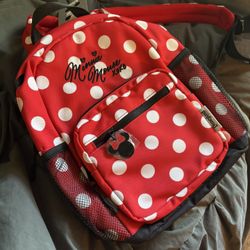 Minnie Mouse Backpack With Ear Holder 