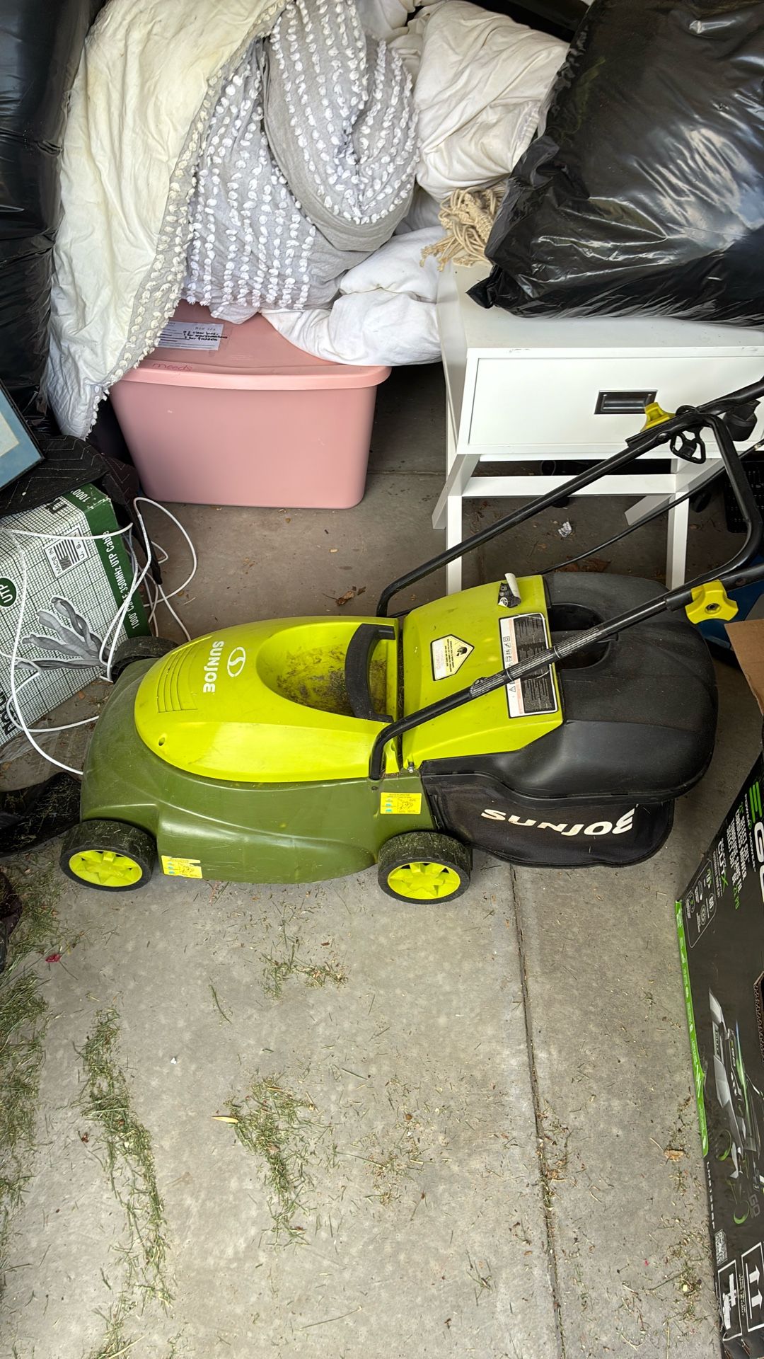 Free!!! Working SunJoe Electric (Corded)Push Mower