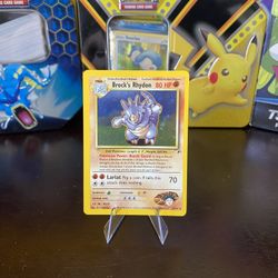 Pokemon Card Brock’s Rhydon 