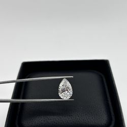 2.05 Ct Lab Grown Pear Shape Certified Diamond 