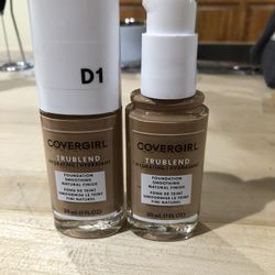 (2) New Covergirl Foundation D1 (Creamy Beige)