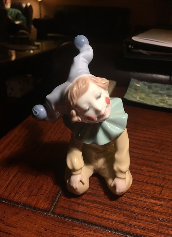 Lladro clown figurine