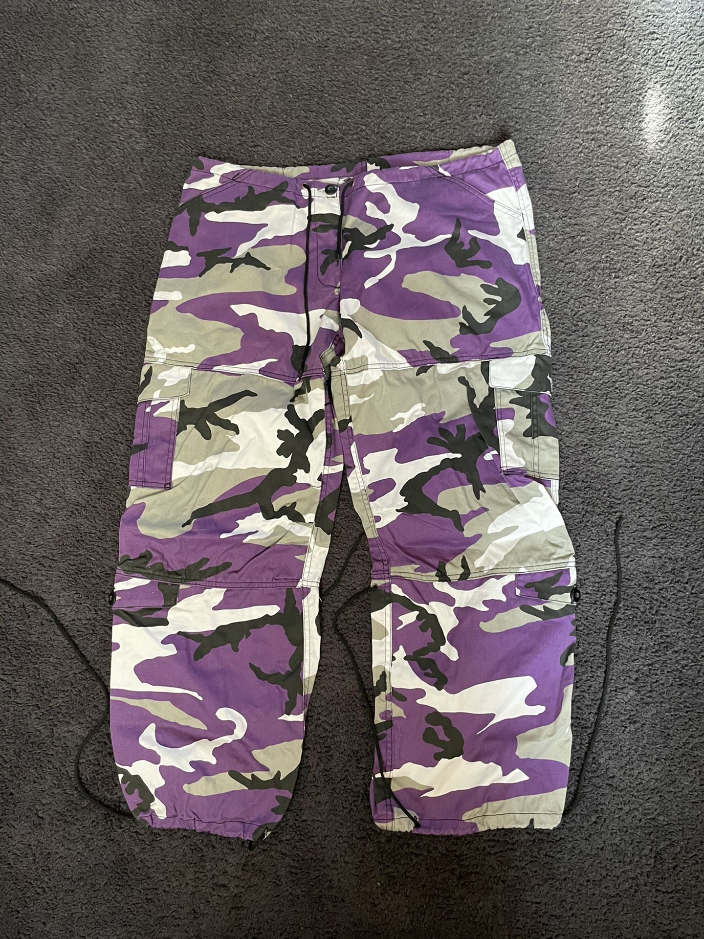 purple camo cargo pants XL womens new Rothco