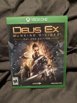 Deus ex mankind divided Xbox one