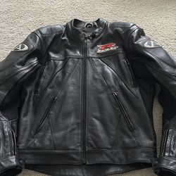 AGV sport GSXR leather jacket size 42