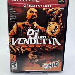 Def Jam Vendetta (Sony PlayStation 2 PS2, 2003) CIB-TESTED
