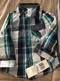 Lot boys shirts 24 months and 18 months
