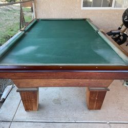 pool table.  reg size  3 slate pieces 