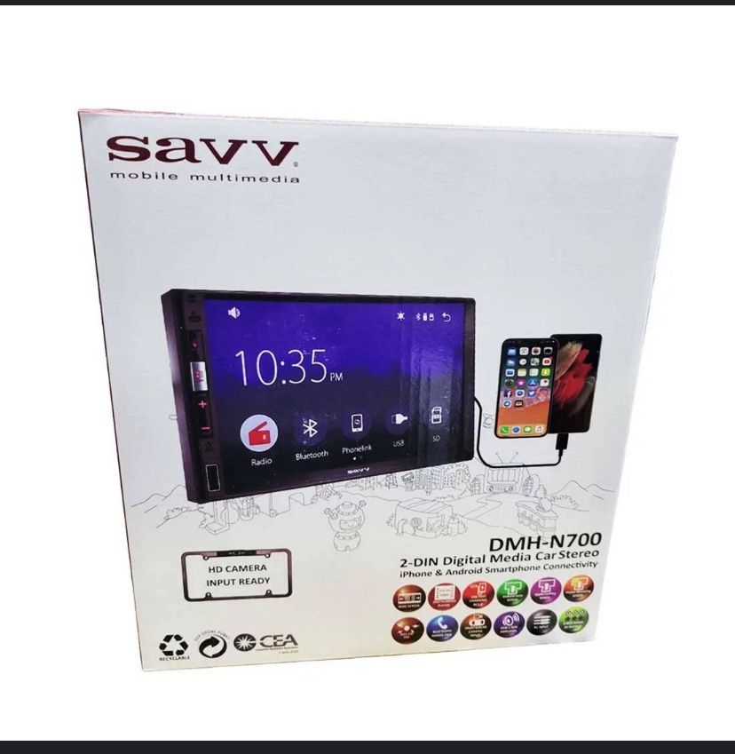 SAVV DMH-N700  Double Din Multimedia Receiver 