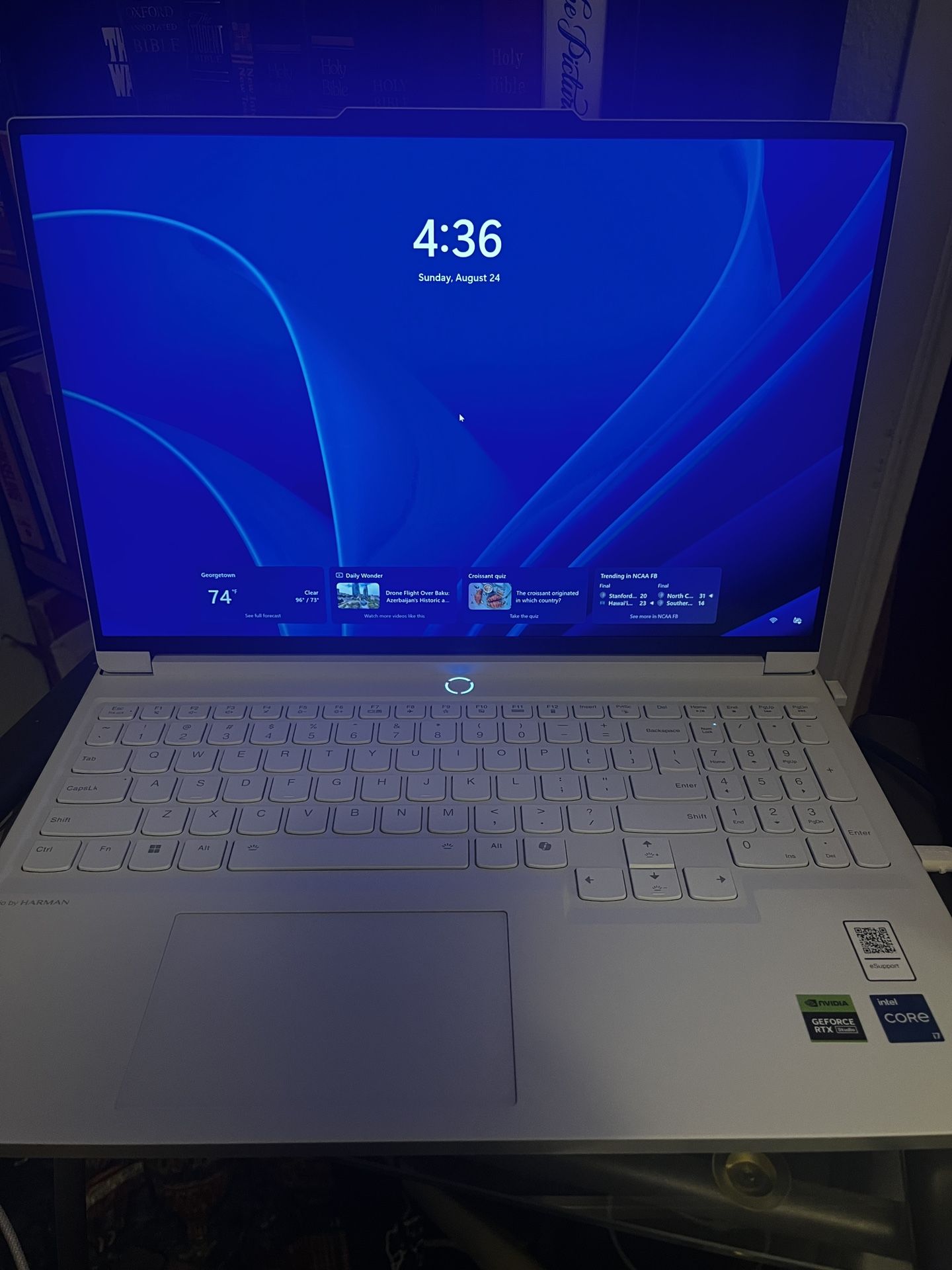 Lenovo Legion 7i White Gaming Laptop