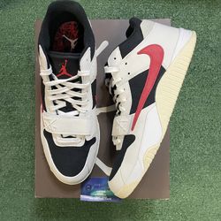 Travis Scott Jordan Jumpman Jack university red size 15men/16.5women