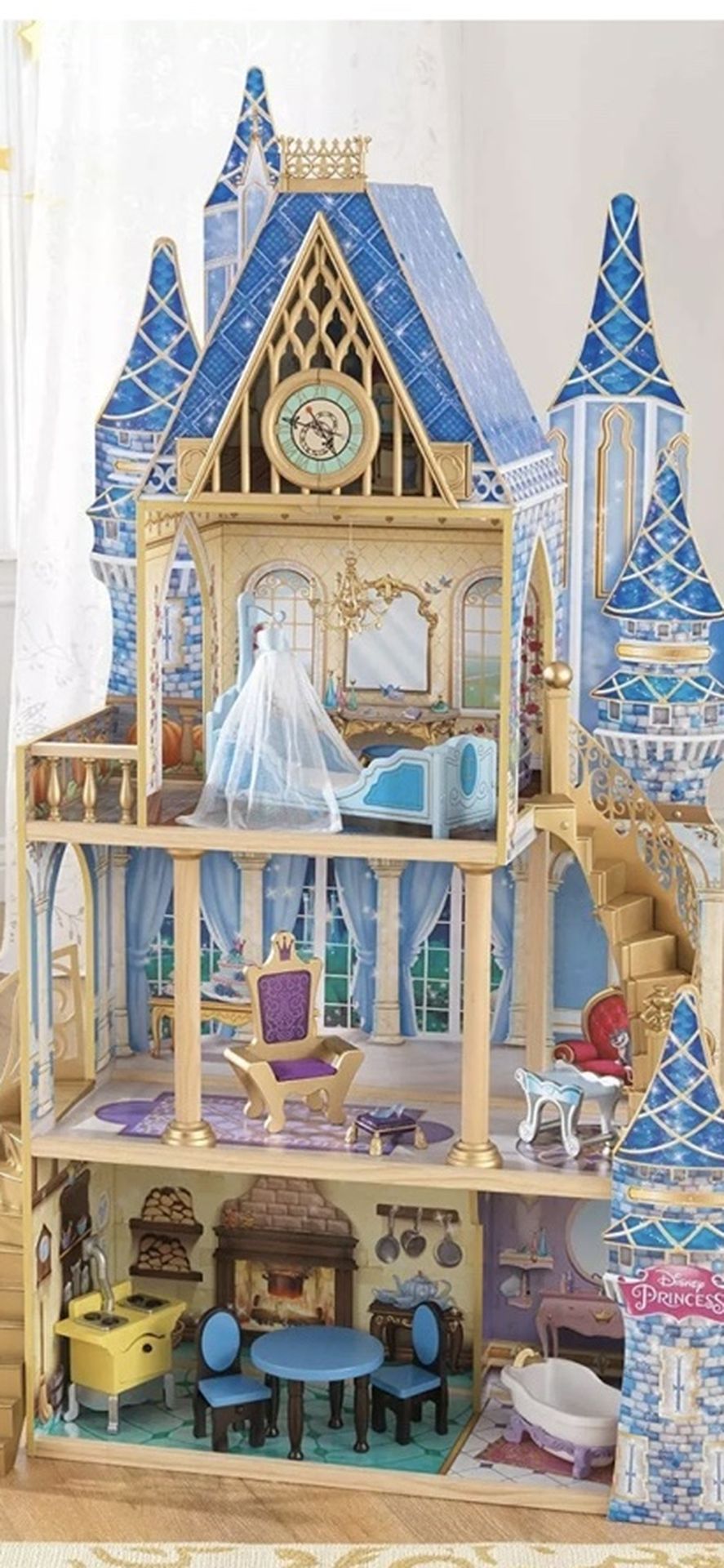 KidKraft Disney Princess Cinderella Doll House - Like New!