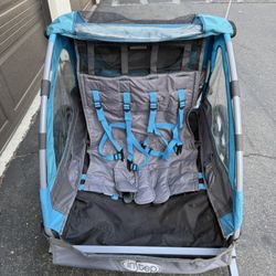 In Step Two Seat Bicycle Trailer