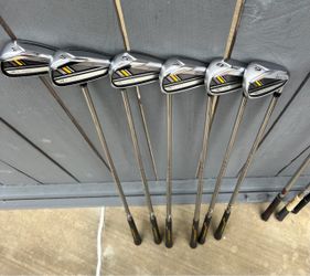 Taylormade Irons + 5 misc. Wedges