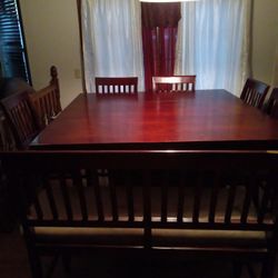 Kitchen Table With Chairs And Bench