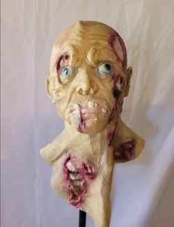 Scary Halloween Zombie Skeleton Latex with Chest Mask