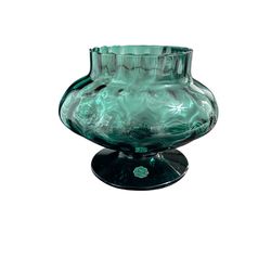 Empoli art glass vase from Italy, dating back to around the 1950s.