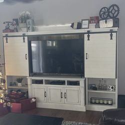 Farmhouse Entertainment Center. Will deliver up to 15 miles.