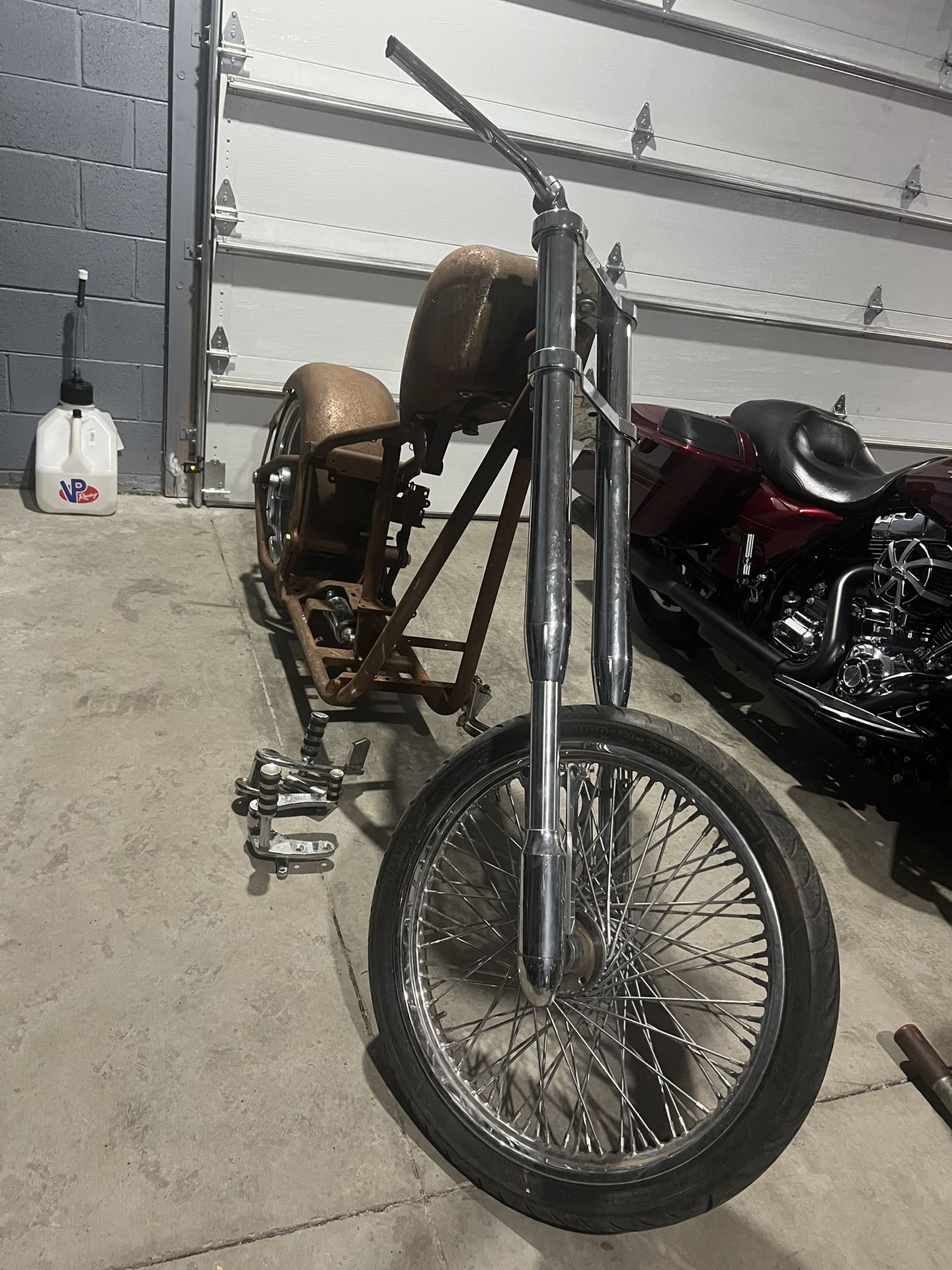 Custom Harley Chopper Frame