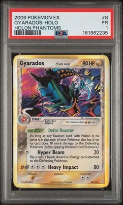 Pokemon slabs gyrados delta PSA 1