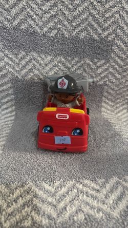 Fisher-Price Little People Fire Truck with Firefighter