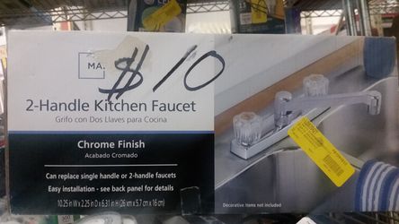 2 handle faucet