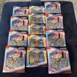 Prismatic Evolutions Pokemon Card Binder Collection and Poster Collection Boxes (Prices in Desc.)