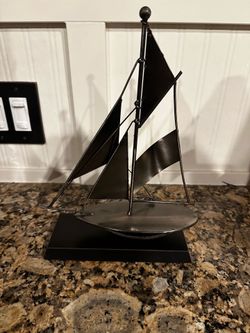 Brushed Metal Sailboat