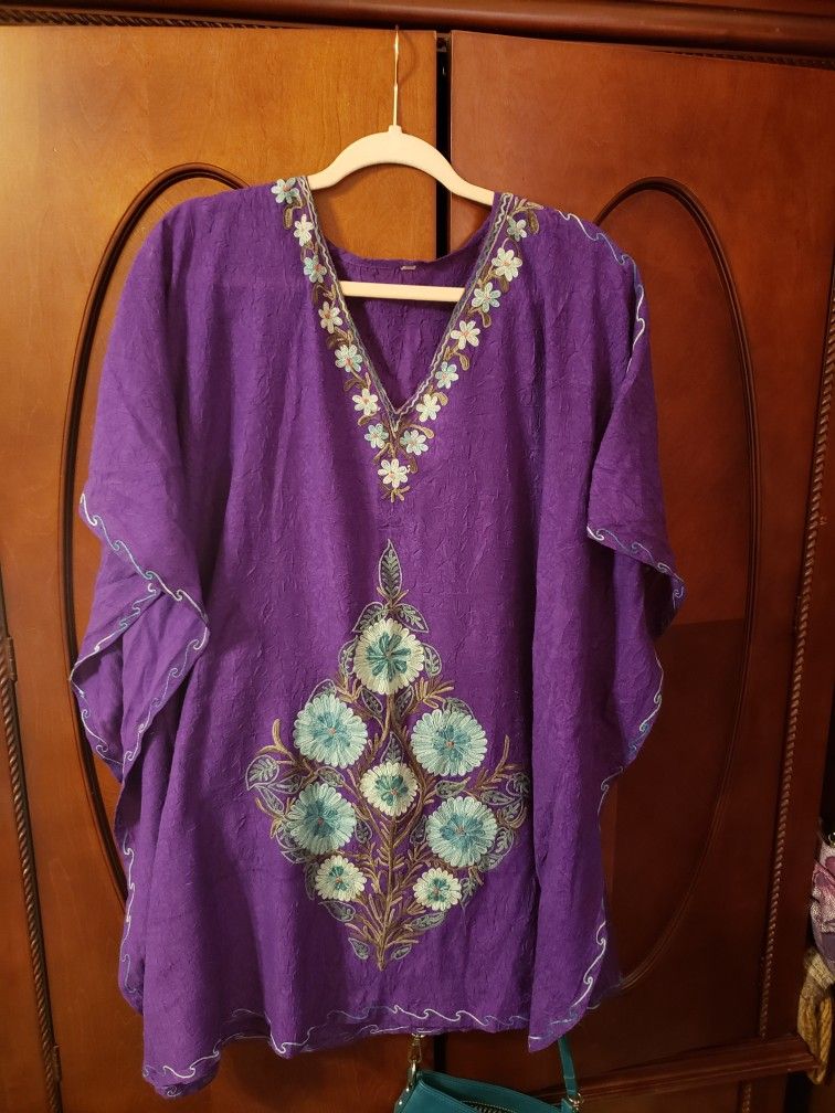 Embroidered Indian Top