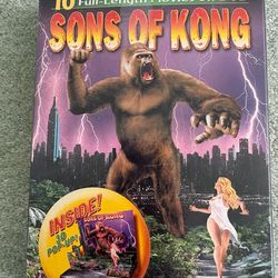 Sons of Kong: 10 full length movies released by Alpha video (VHS, 2005) new and sealed