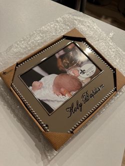 NEW-Lawrence Frames Holy Baptism Picture Frame 6x4
