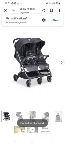 Joovy KooperX2 Lightweight Compact Fold Double Stroller