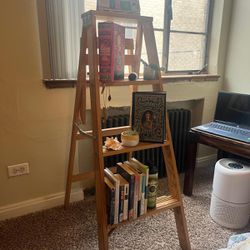 Decorative Ladder Bookshelf 