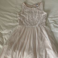 Pink Preteen Pink Lace Dress