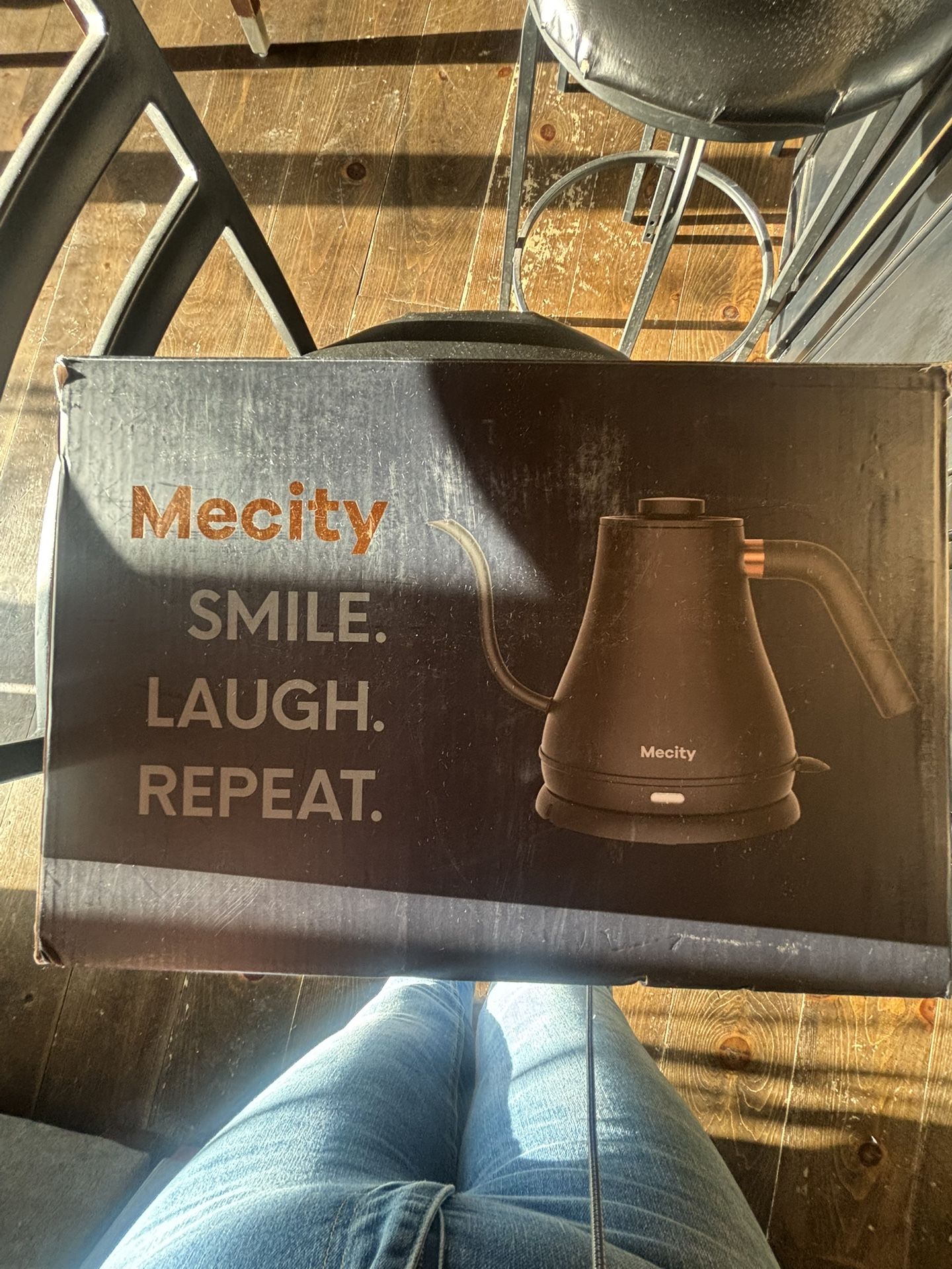 Mecity Electric Kettle Stainless Steel Gooseneck