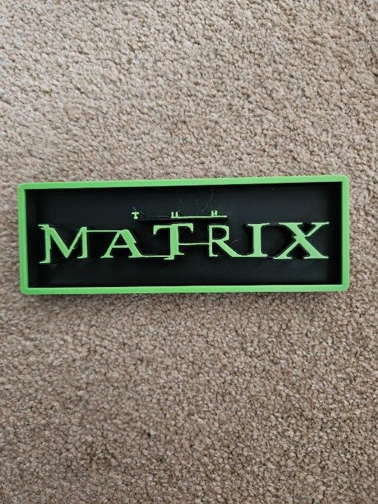 The Matrix Collectors Movie Business Display Logo Quality Sign