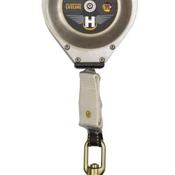 Guardian Fall Protection 10909 Halo Web SRL – 20 ft. Nylon Webbing with Carbineer, Swivel Top, Steel Snap Hook