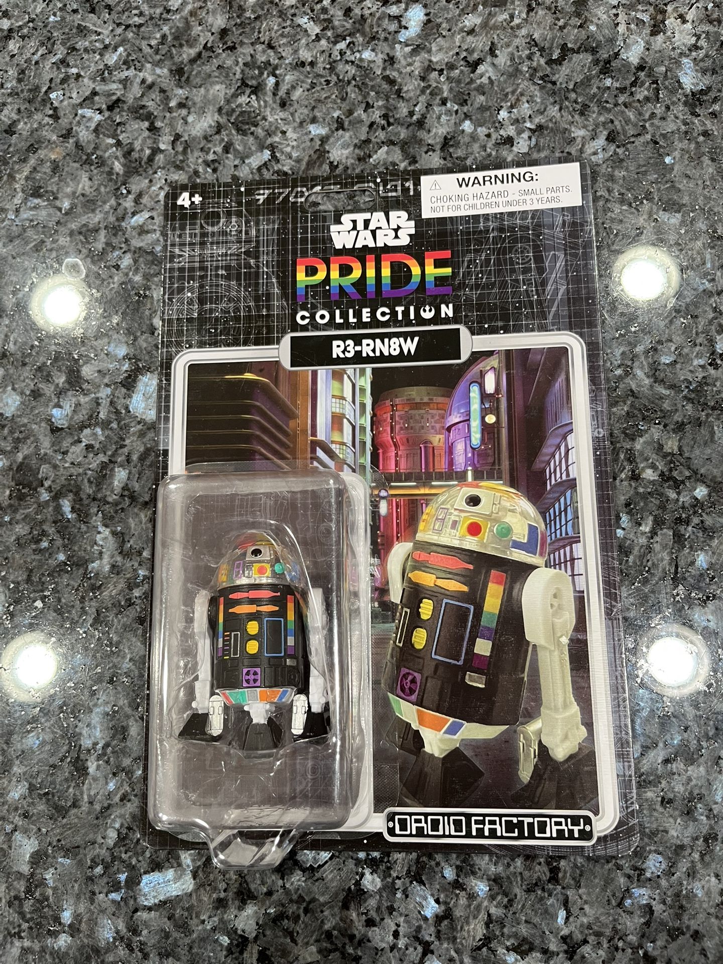 Disney Parks R3-RN8W Droid Factory Figure Star Wars Pride Collection.  Brand New Factory Sealed 