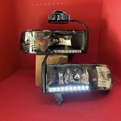 Dodge Ram 1994. 2001 Headlights.