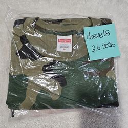 [FACTORY SEALED] Supreme Arabic Box Logo Tee Camo - XL - SS26