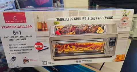Emeril Lagasse smokeless grill & air fryer