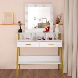 Vanity desk $68